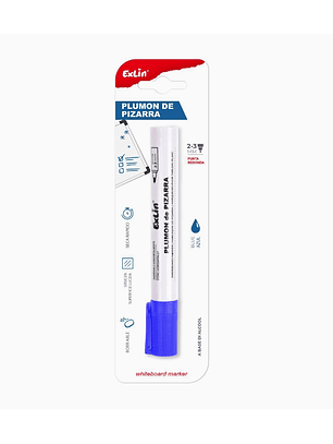 Plumón de Pizarra Azul