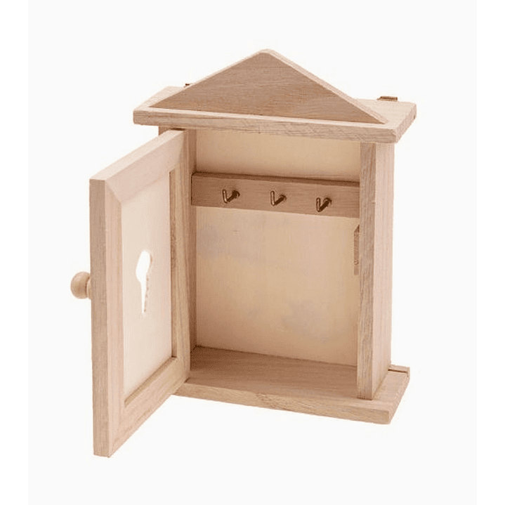 Llavero de Madera con Forma de Casita Exlin 1