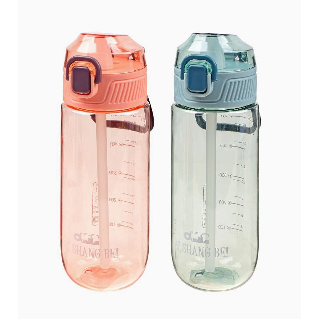 Botella de Agua con Bombilla Exlin - 550 ml 1