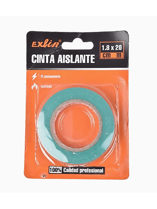 Cinta Aislante Azul 20m