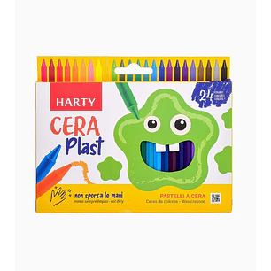 Lápiz Crayón cera 24 piezas