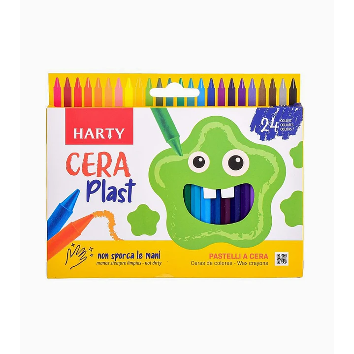 Lápiz Crayón cera 24 piezas 1