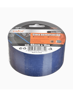 Cinta Demarcación Color Azul 16m