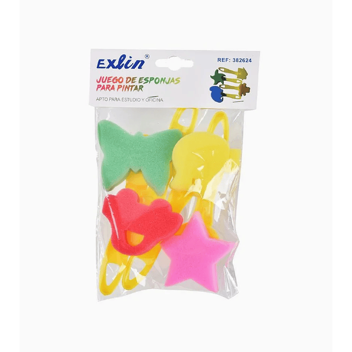 Juego de Esponjas para Pintar 1