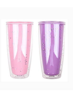 Vaso Copa de Hielo Exlin - 20 cm - Negro o Blanco