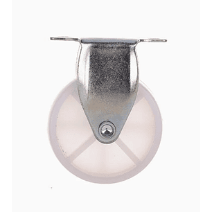 Rueda PP Blanca Fija