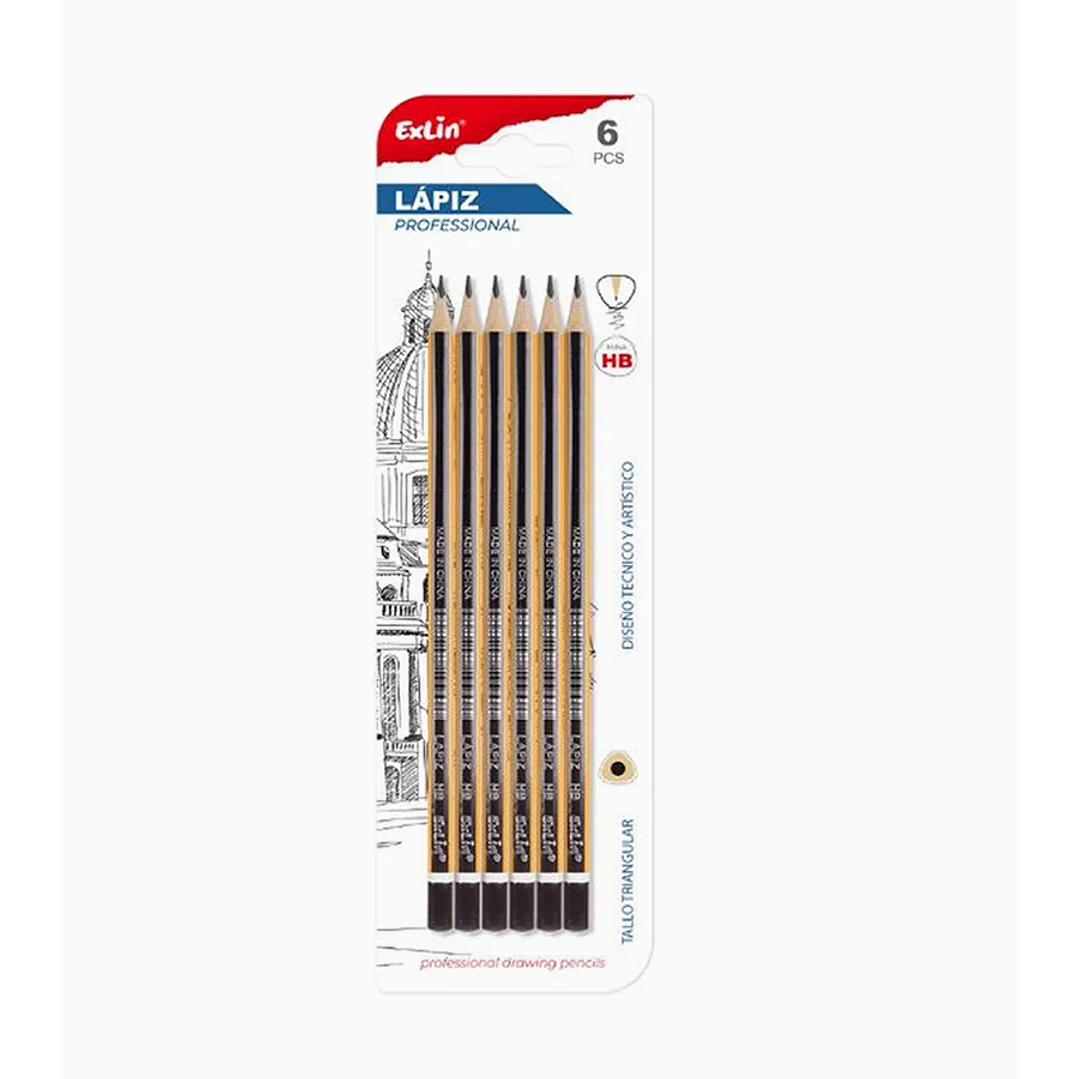 Set de Lápiz Rayas Amarillas con Negro 1