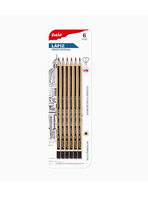 Set de Lápiz Rayas Amarillas con Negro