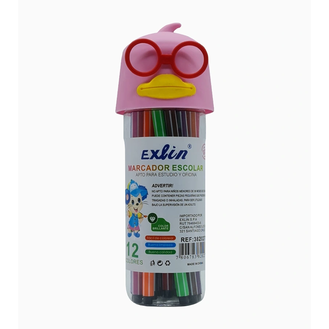 Marcador Destacador 12 colores 1