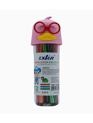 Marcador Destacador 12 colores