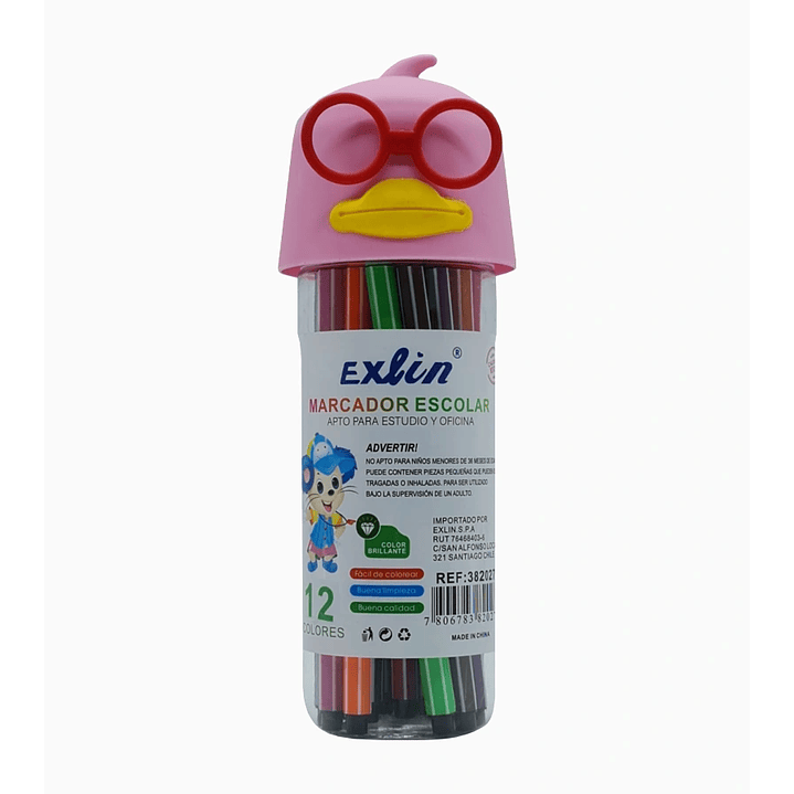 Marcador Destacador 12 colores 1