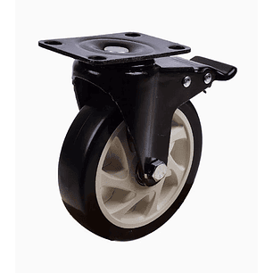 Rueda Freno Blanco y Negro