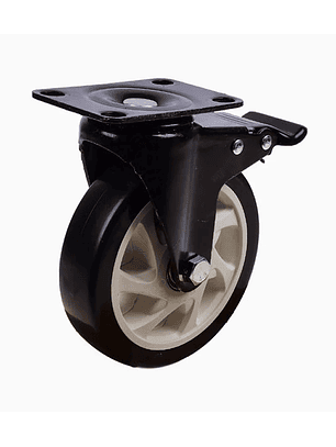 Rueda Freno Blanco y Negro