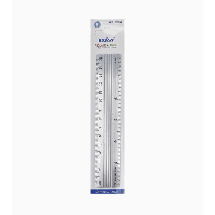 Regla Alumino 1
