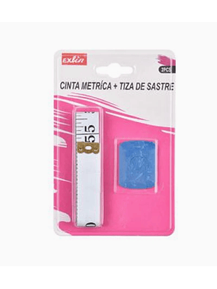 Cinta Métrica más Tiza de Sastre