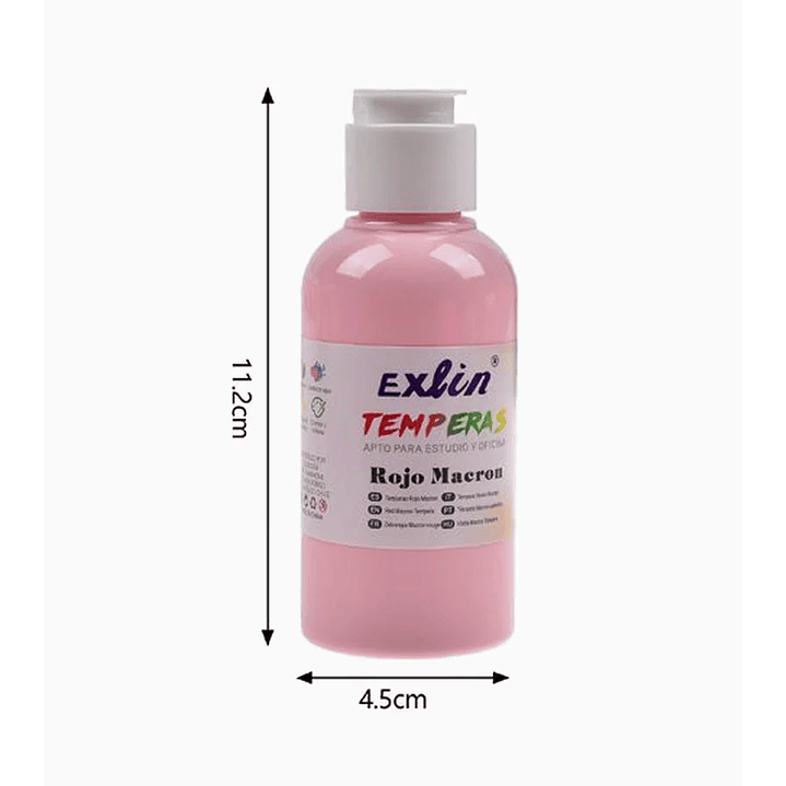 Temperas de Colores - Rosa Claro 1