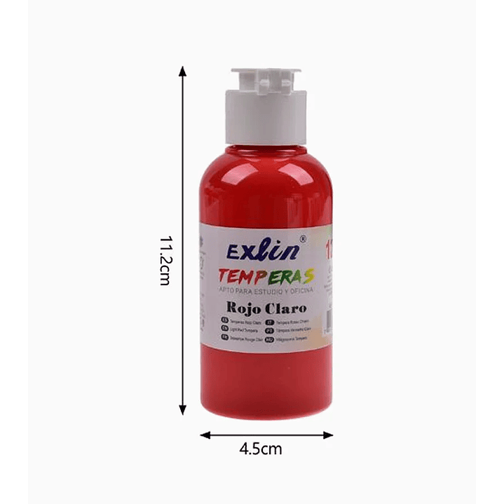 Temperas de Colores - Rojo 1