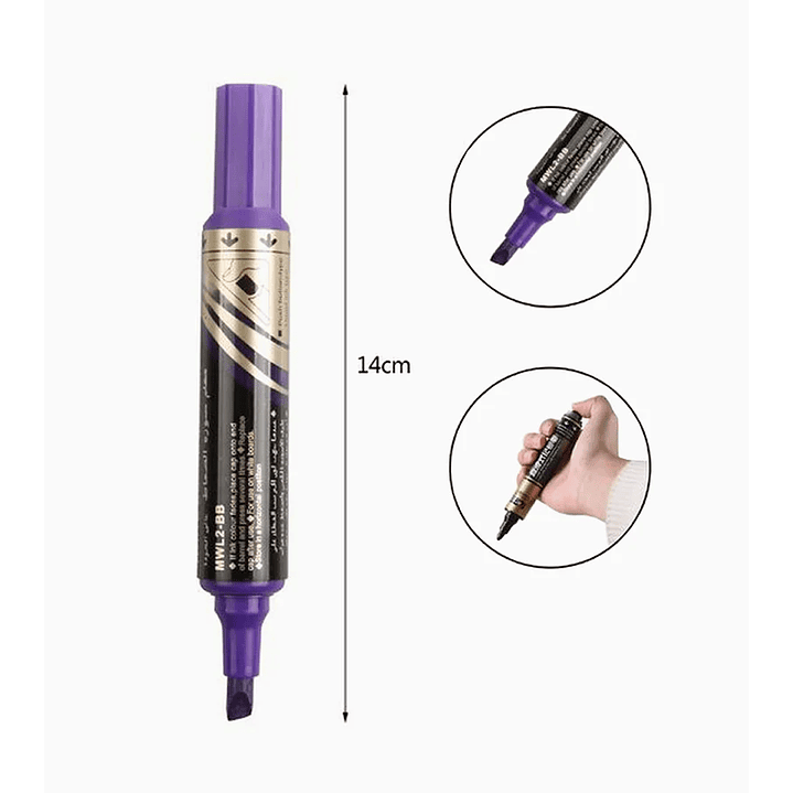 Marcador de Pizarra Tinta Directa - Morado 1