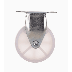 Rueda PP Blanca Fija