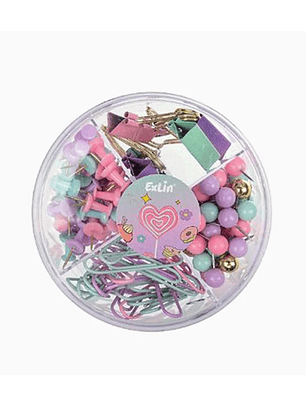 Set de Escritorio Caja Redonda