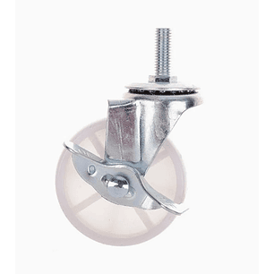 Rueda PP Blanca Freno