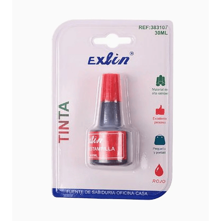 Tinta de Impresión Roja 1