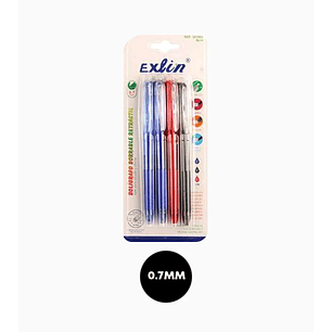 Bolígrafo Borrable Retráctil