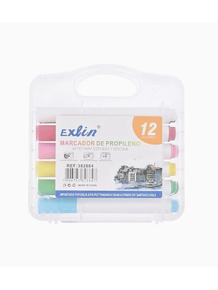 Marcador Acrílico 12 Colores