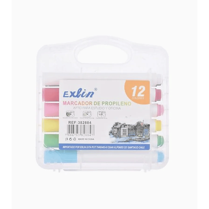 Marcador Acrílico 12 Colores 1