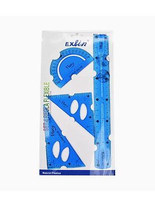 Set 4 Regla Flexible