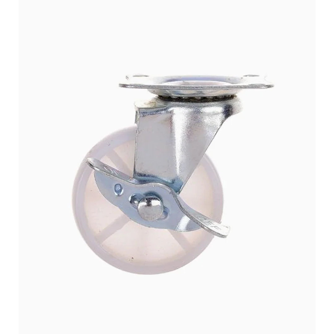 Rueda PP Blanca con Freno 1