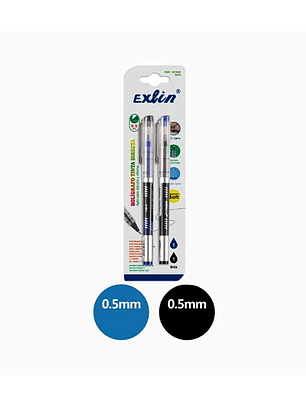 Bolígrafo Tinta Directa 2 Pcs