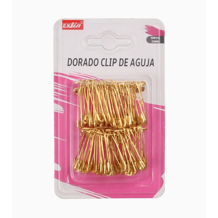Alfileres de Gancho Dorado 1