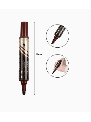 Marcador de Pizarra Tinta Directa - Cafe