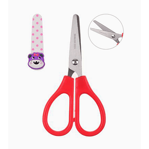 Tijeras Punta Redonda con Funda