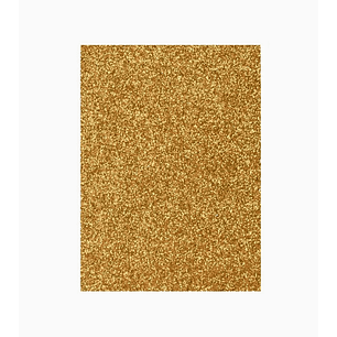 Goma Eva Glitter Paquete de 10 unidades - Dorado