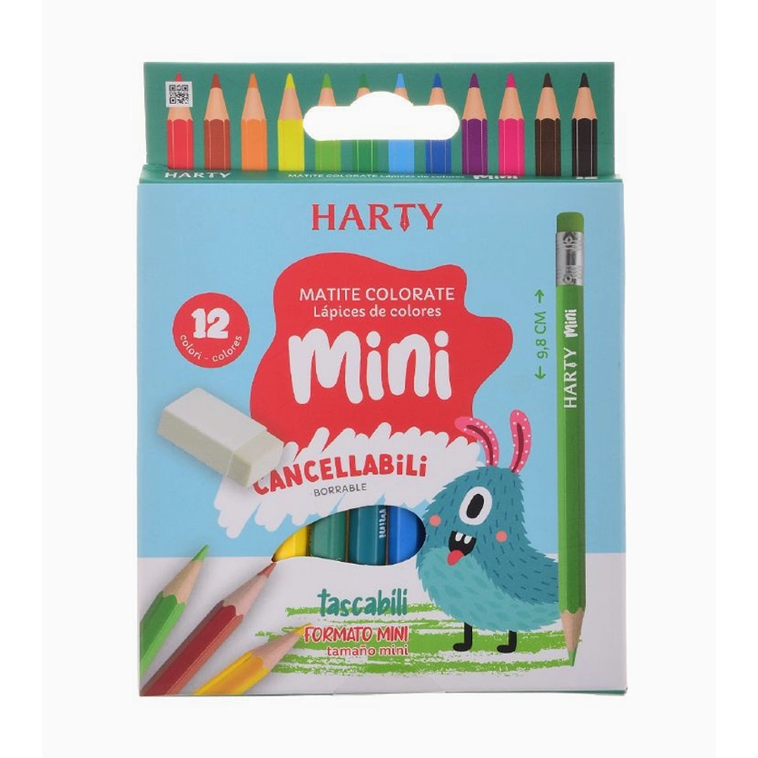 Caja Lápices de Colores borrables 12 und 1