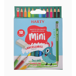 Caja Lápices de Colores borrables 12 und