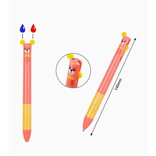 Lapiz Bicolor Exlin  - Naranja 1