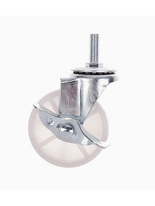 Rueda PP Blanca Freno Lateral