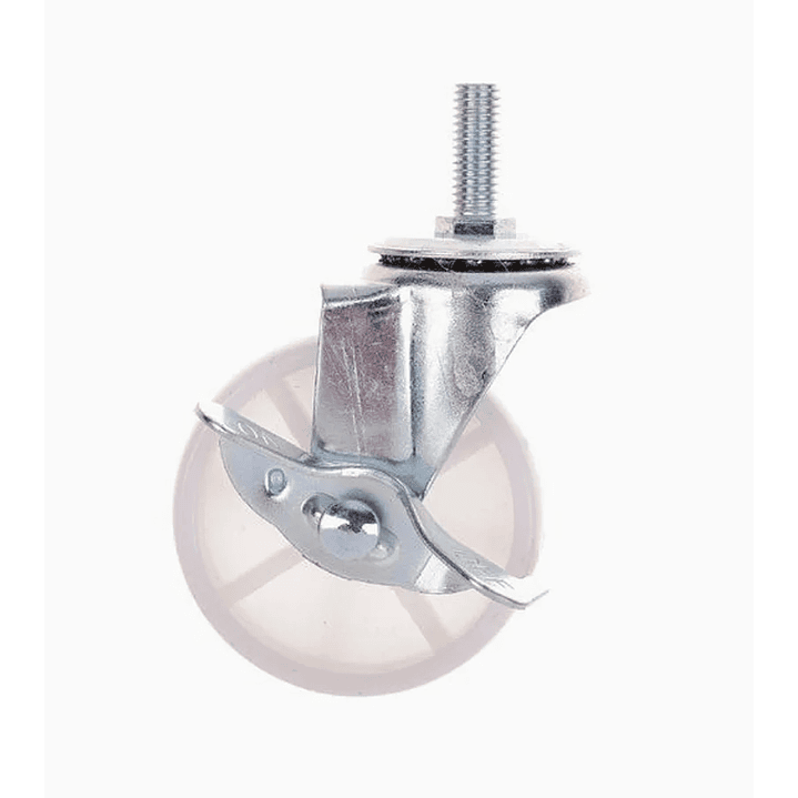 Rueda PP Blanca Freno Lateral 1