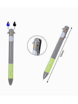 Lapiz Bicolor Exlin  - Gris