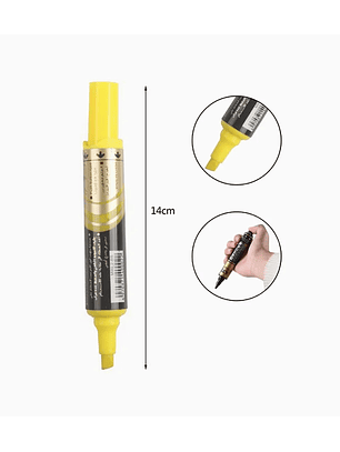 Marcador de Pizarra Tinta Directa - Amarillo
