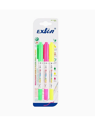 Resaltador Doble Punta