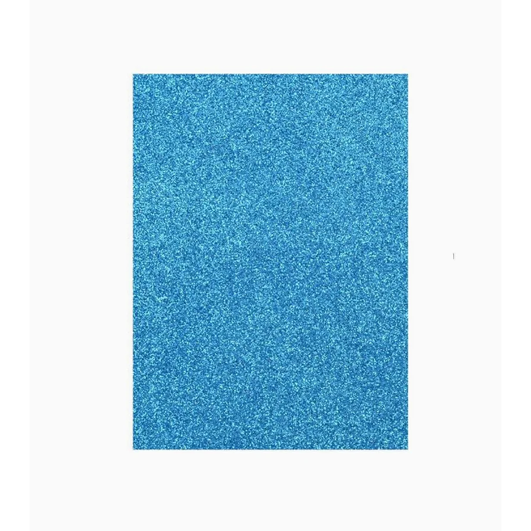 Goma Eva Glitter Paquete de 10 unidades - Azul 1