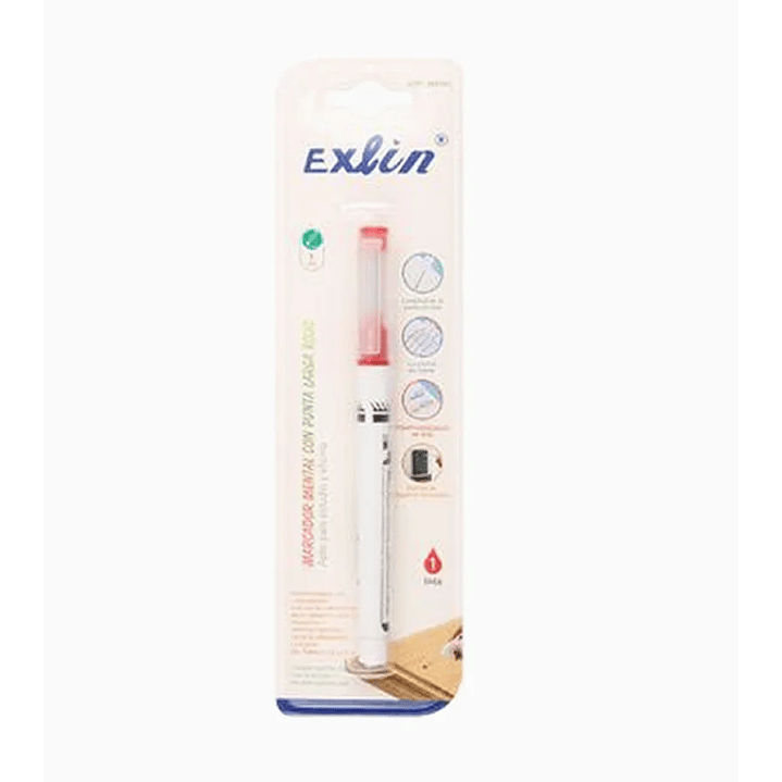 Rotulador de Boca Larga de Metal Rojo 1