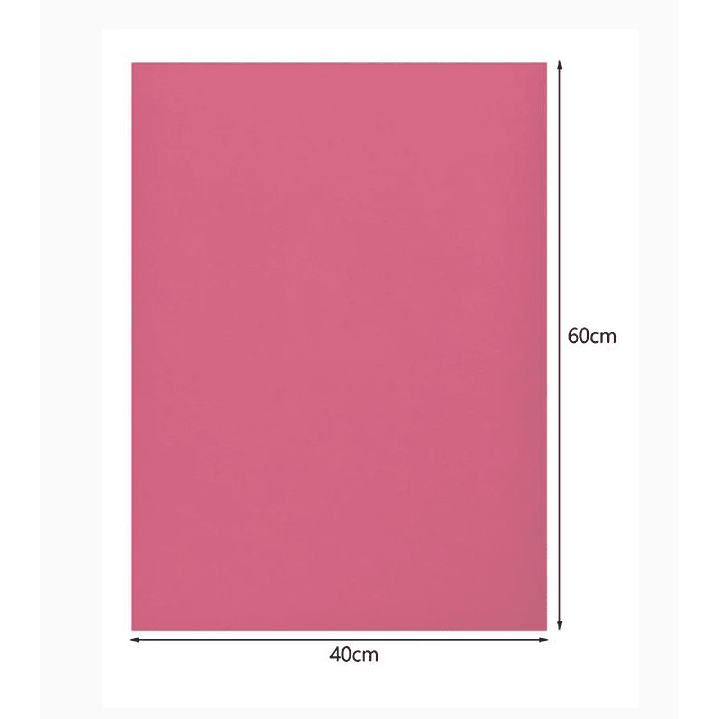 Goma Eva Lisa Paquete de 10 unidades - Rosa Claro 1