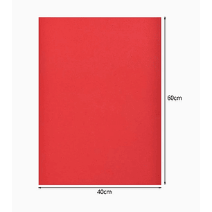 Goma Eva Lisa Paquete de 10 unidades - Rojo