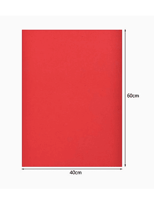 Goma Eva Lisa Paquete de 10 unidades - Rojo