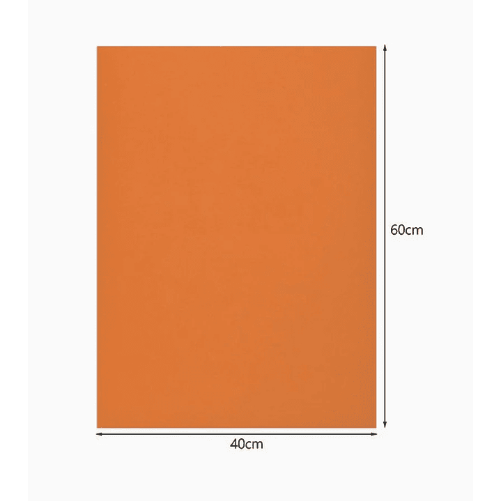 Goma Eva Lisa Paquete de 10 unidades - Naranja 1 1